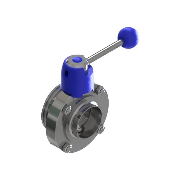 SCHEIBENVENTIL SV04 GS 1" 304 BL HB04 VMQ