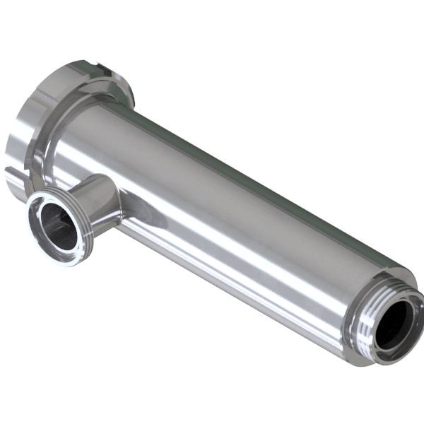 ECKROHRSIEBGEHÄUSE GG DN25 304 POL EPDM INKL. NUTMUTTER