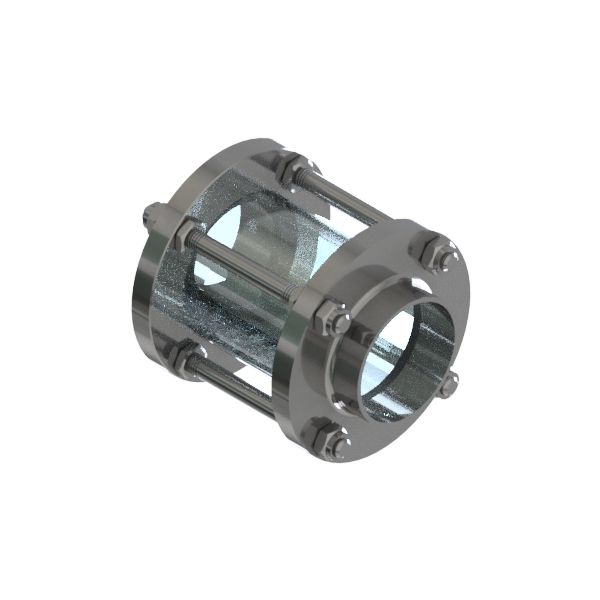 SCHAULATERNE SS 1,5" 304 BL NBR  S-ENDE ID=34,8