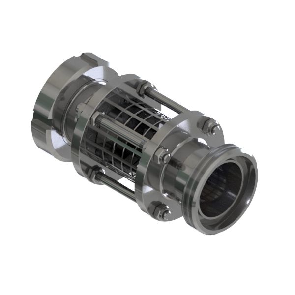 SCHAULATERNE KG DN150 304 BL NBR SPLITTERSCHUTZ