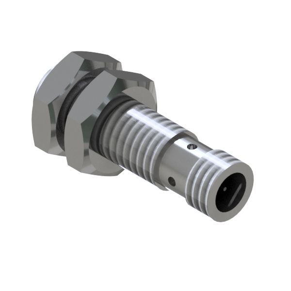 IND. NÄHERUNGSINITIATOR M12x1 24VDC NO PNP 3-LEITER STECKER GEHÄUSE: EDELSTAHL 316L