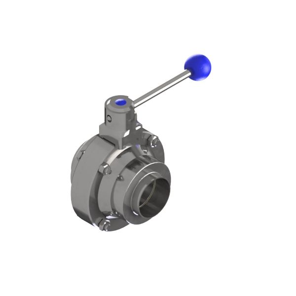 KUGELVENTIL SS DN25 316L BL HB-ST PTFE/FEP