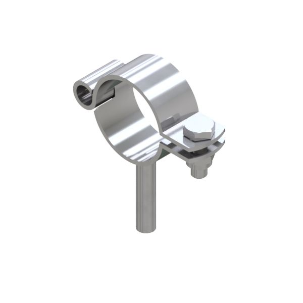 ROHRSCHELLE KLAPPBAR DN20 304 POL MIT SCHAFT