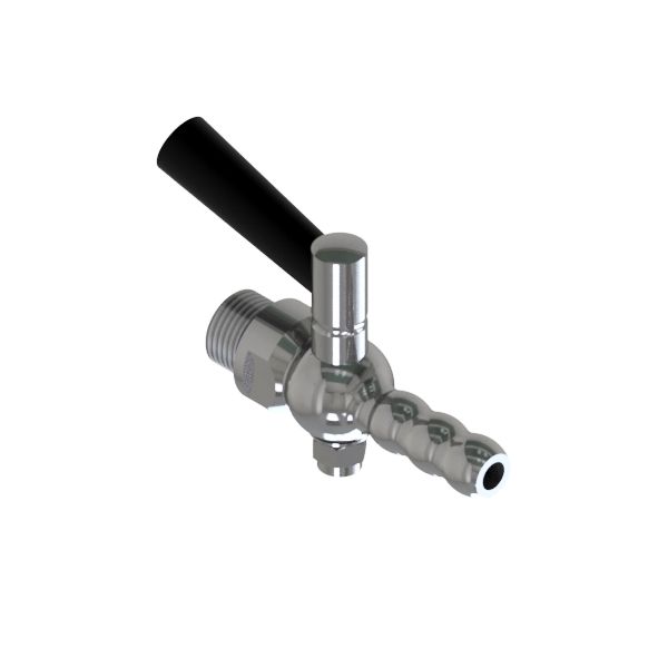 PROBIERHAHN TÜLLE G1/4" 316L BL G=ROHRGEWINDE ISO228-1