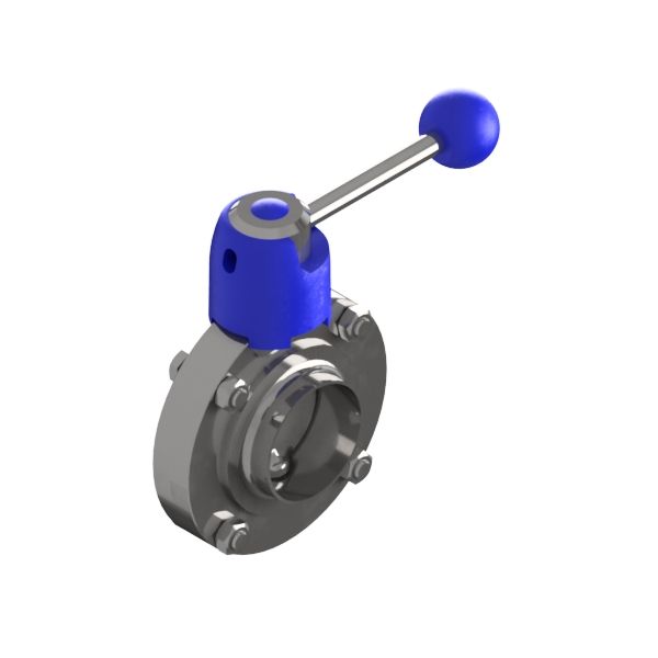 SCHEIBENVENTIL SV04 SS 1" 304 BL HB04 VMQ