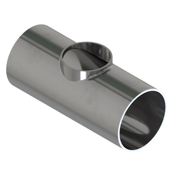 T-STÜCK TRS 1,5-1" 316L U POL