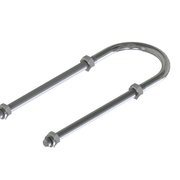 ROHRSPANNBÜGEL 100 KPL. DN10 304 POL LANG