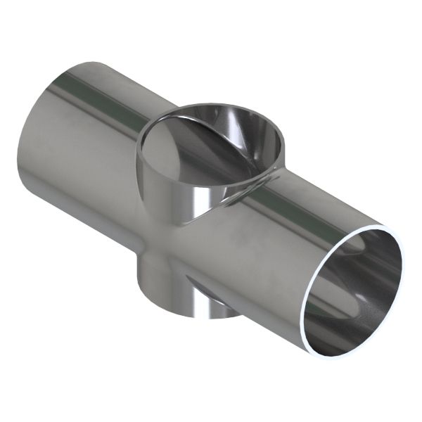 KREUZSTÜCK KURZ SSSS DN25 316L MB 28x1,5