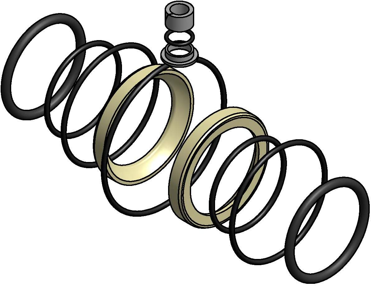 DICHTSATZ KUGELVENTIL ZF DN25 PTFE/FEP