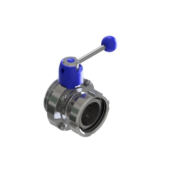 SCHEIBENVENTIL SV04 GK 3" 316L BL HB04 EPDM