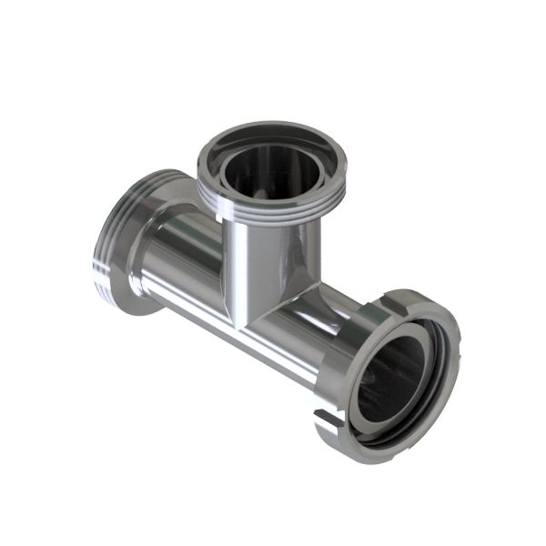 T-STÜCK GKG DN10 304L POL MIT NUTM. 304